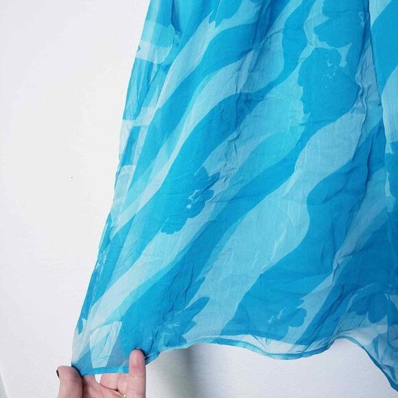 Rami Brook Skylar Floral Twisted Halterneck Top Womans size Small NWT - Picture 4 of 12